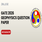 GATE 2026 Geophysics Question Paper with Answer Key and Solution PDF